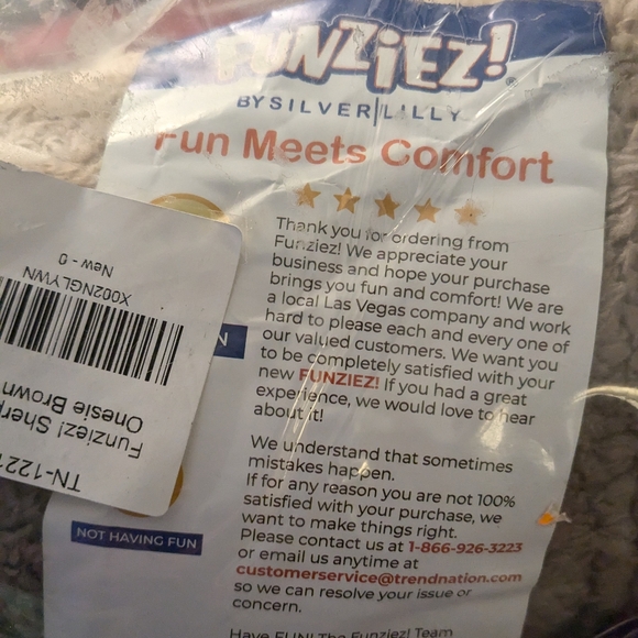 Sherpa Bear Onesie UNISEX Large - Picture 11 of 11